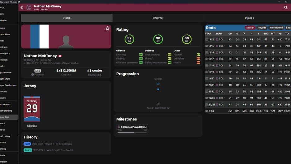 Hockey Legacy Manager 24 screenshot 4