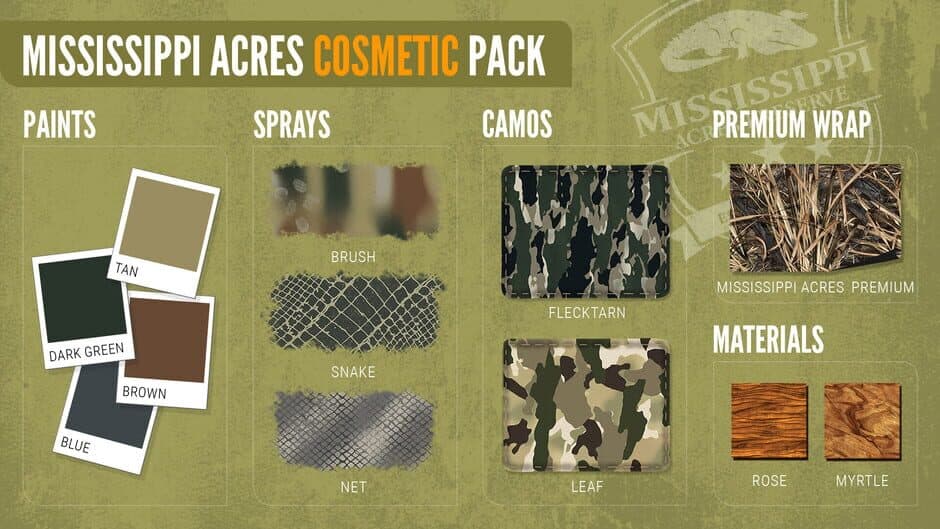 TheHunter: Call of the Wild - Mississippi Acres Cosmetic Pack screenshot 1