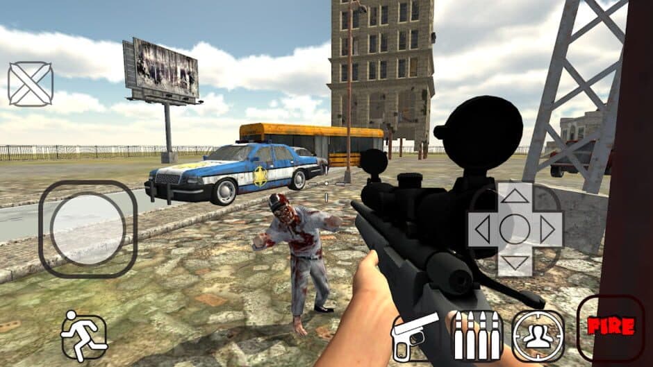 Zombie Sniper Shooting 3D screenshot 1