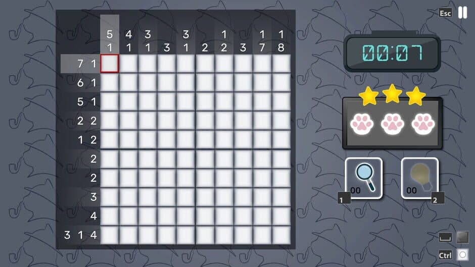 SherloCat Holmes Nonogram screenshot 1