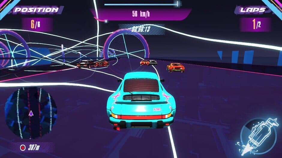 Cyber Racers: Retro Neon Punk Drift screenshot 1