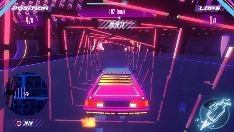 Cyber Racers: Retro Neon Punk Drift screenshot 2