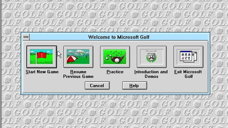 Microsoft Golf screenshot 1