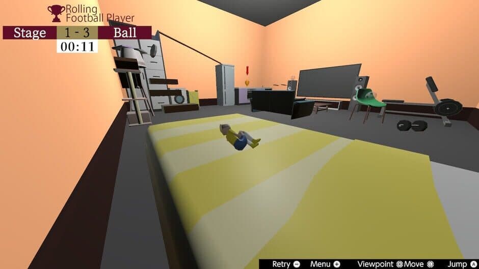 Rolling Football Player screenshot 2