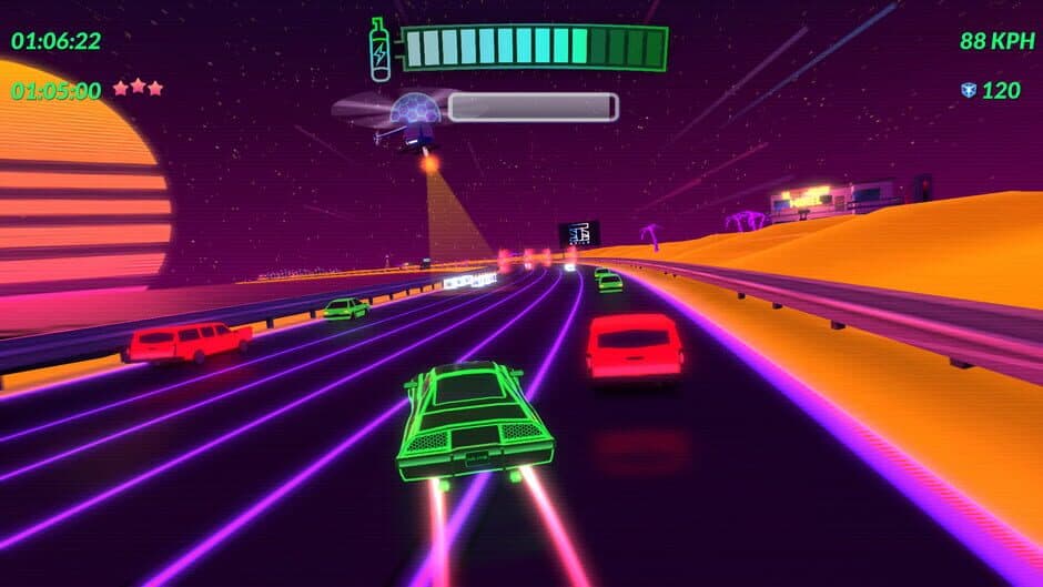Retro Drive: Revamped screenshot 1