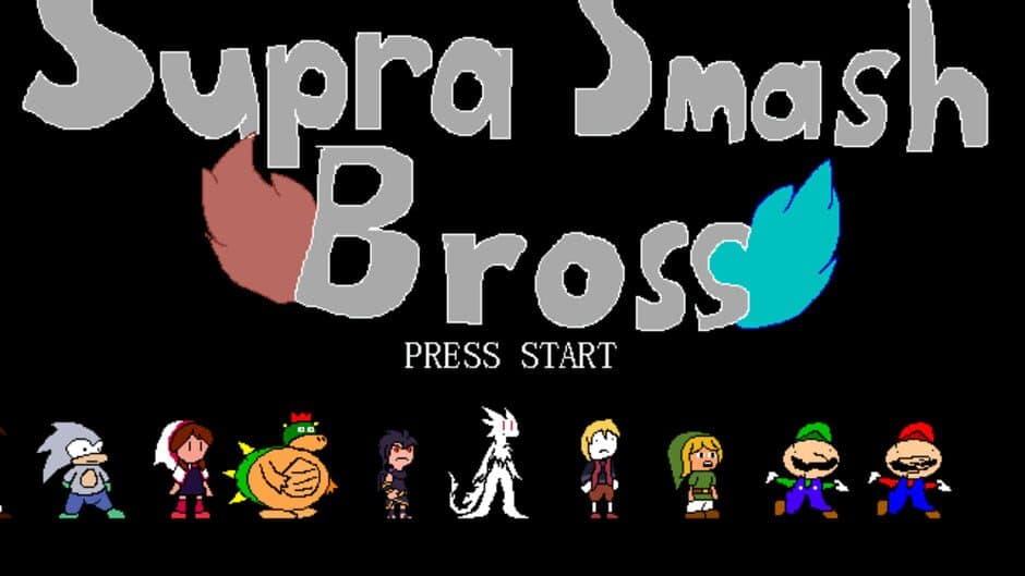 Supra Smash Bross For the Commodore 64 and ZX Spectrum screenshot 1