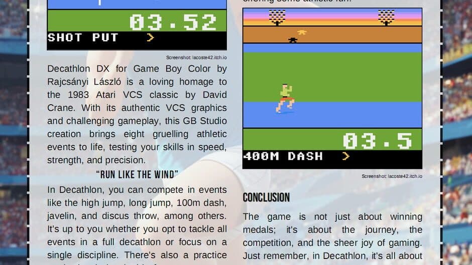 Decathlon DX screenshot 2