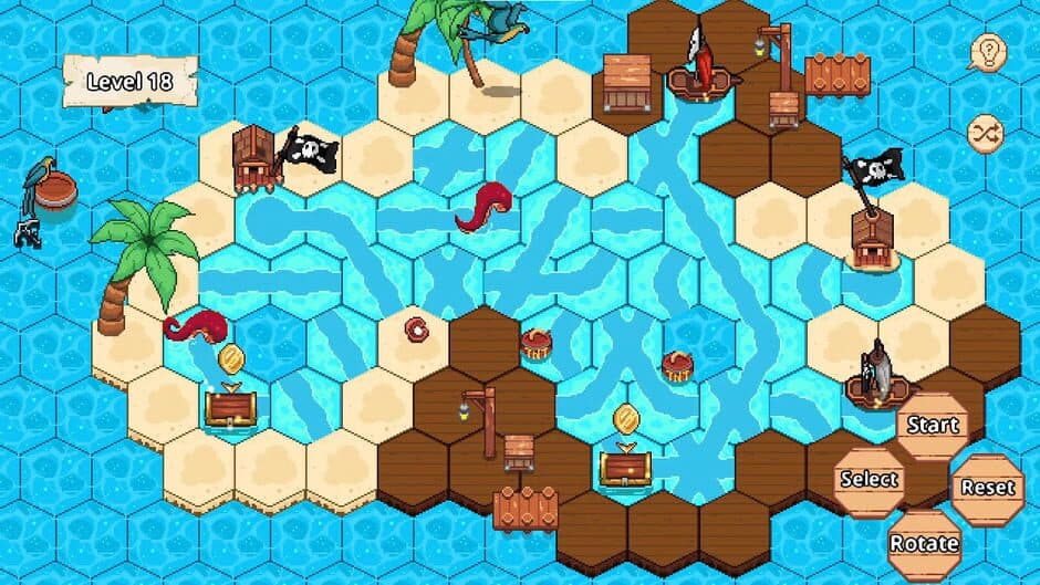 Pirate Trails: Tentacles and Treasures screenshot 1