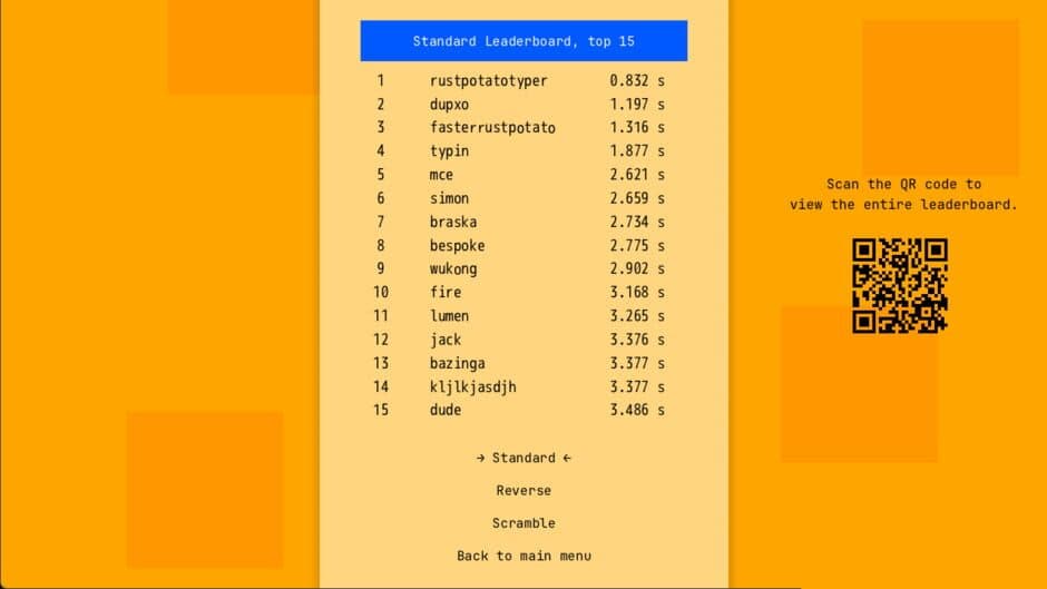 A Game About Typing The Alphabet screenshot 3