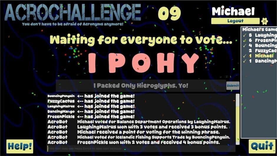 AcroChallenge screenshot 1