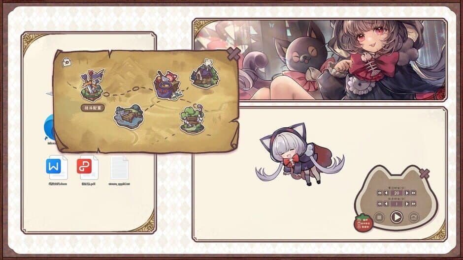 Desktop Kitten Girl screenshot 1