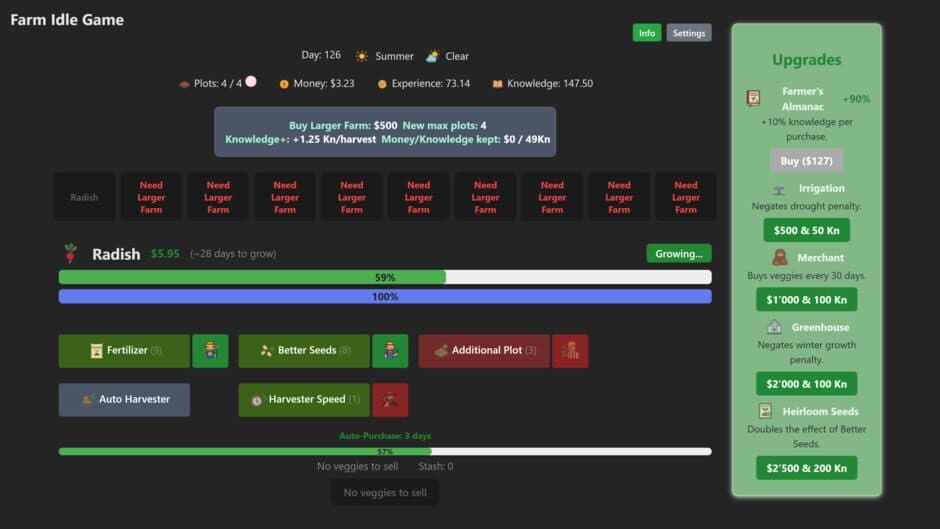 Farm Idle Game screenshot 2