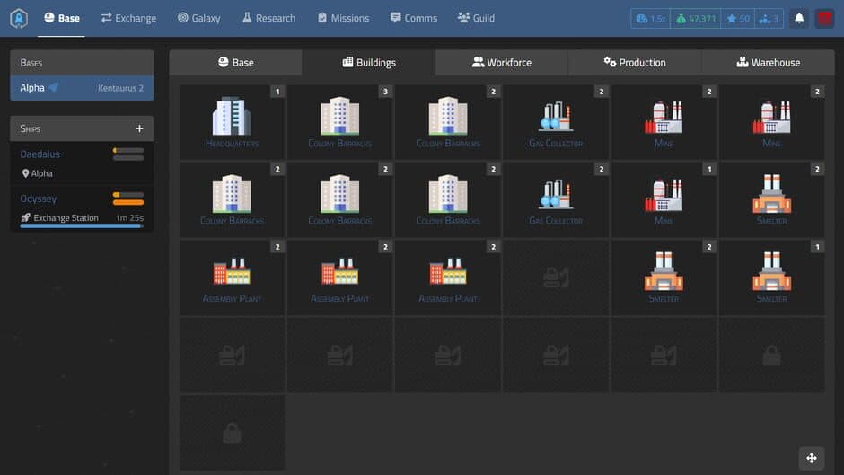 Galactic Tycoons screenshot 1