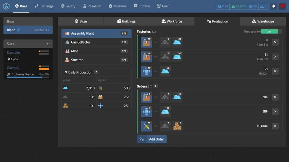 Galactic Tycoons screenshot 3