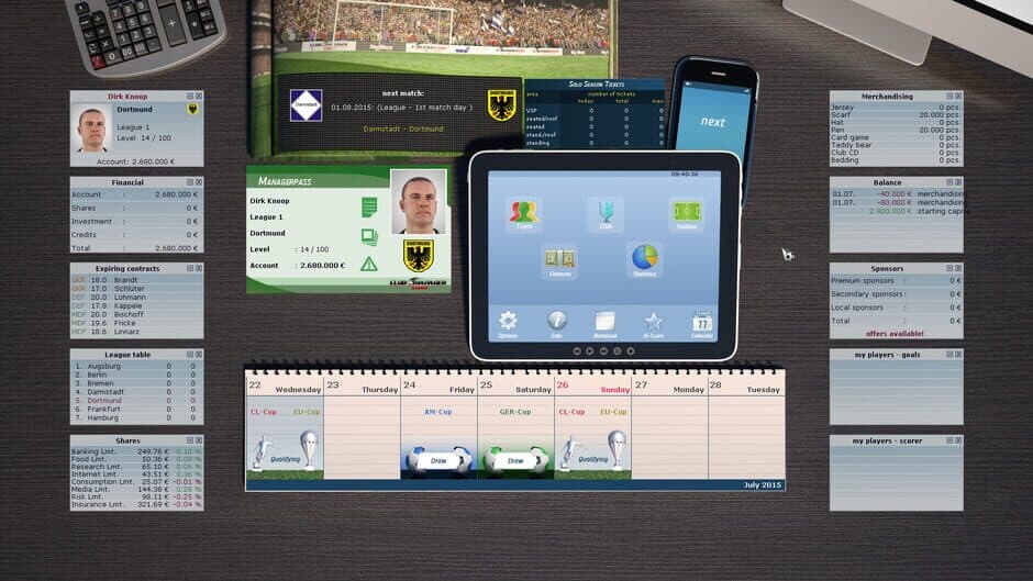 Club Manager 2016 screenshot 5