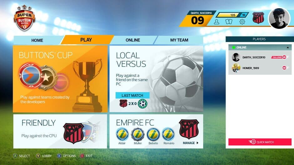 Super Button Soccer screenshot 3