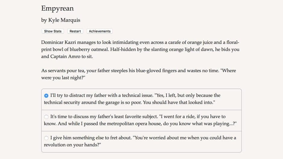 Empyrean screenshot 1